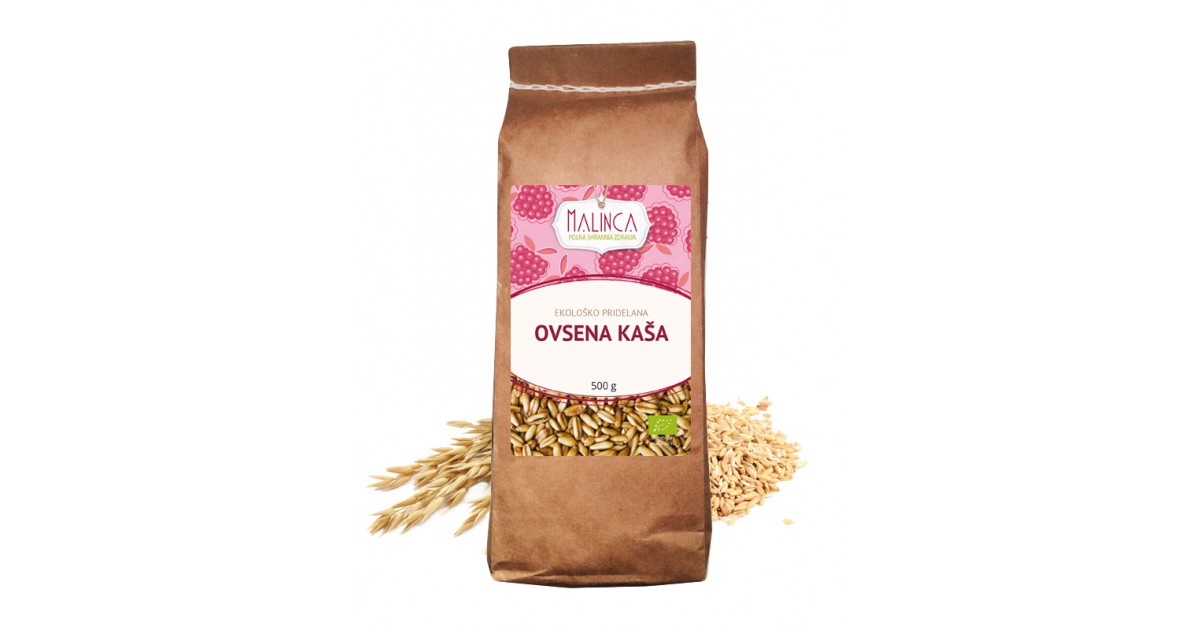 Ovsena Kasa Iz Ekoloske Pridelave 500g Malinca Si