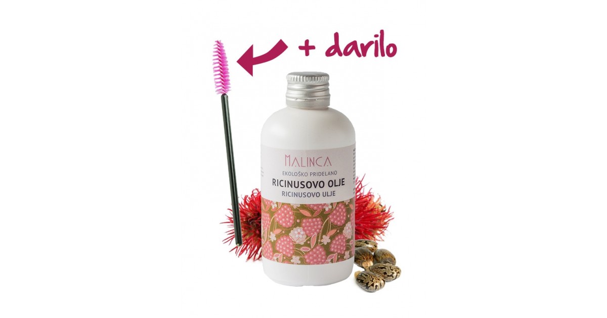 Ricinusovo Olje Iz Ekoloske Pridelave 100ml Malinca Si
