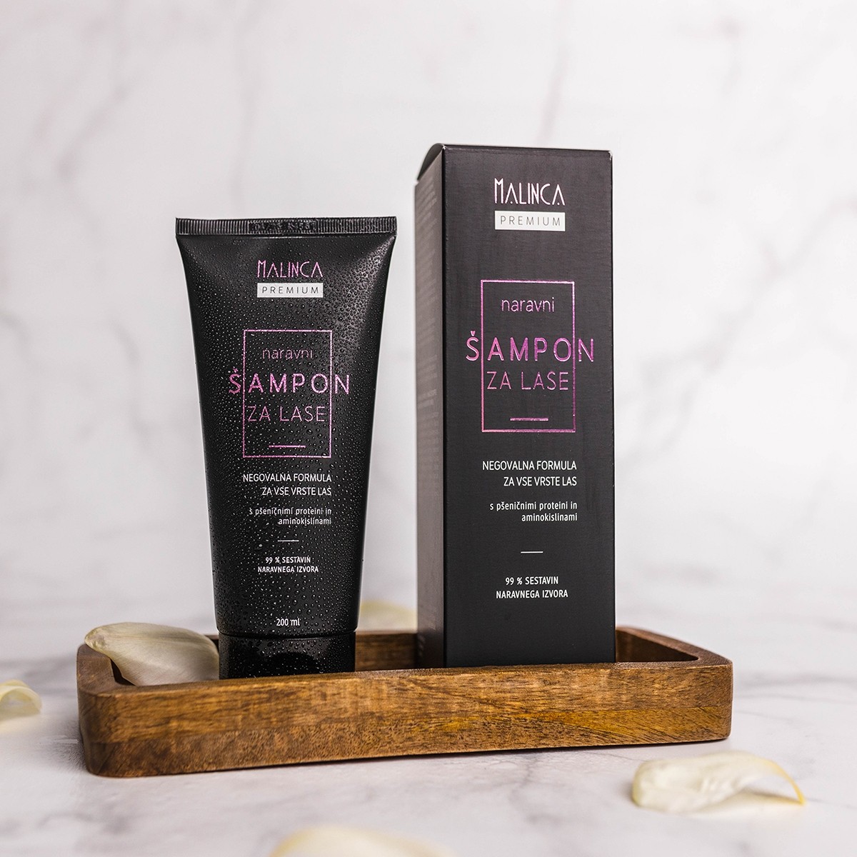 Naravni šampon za lase 
