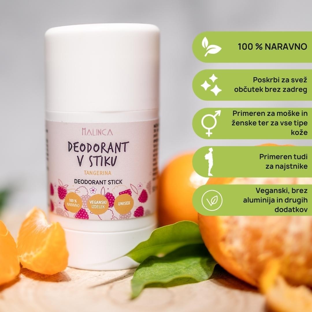 Naravni deodorant tangerina 