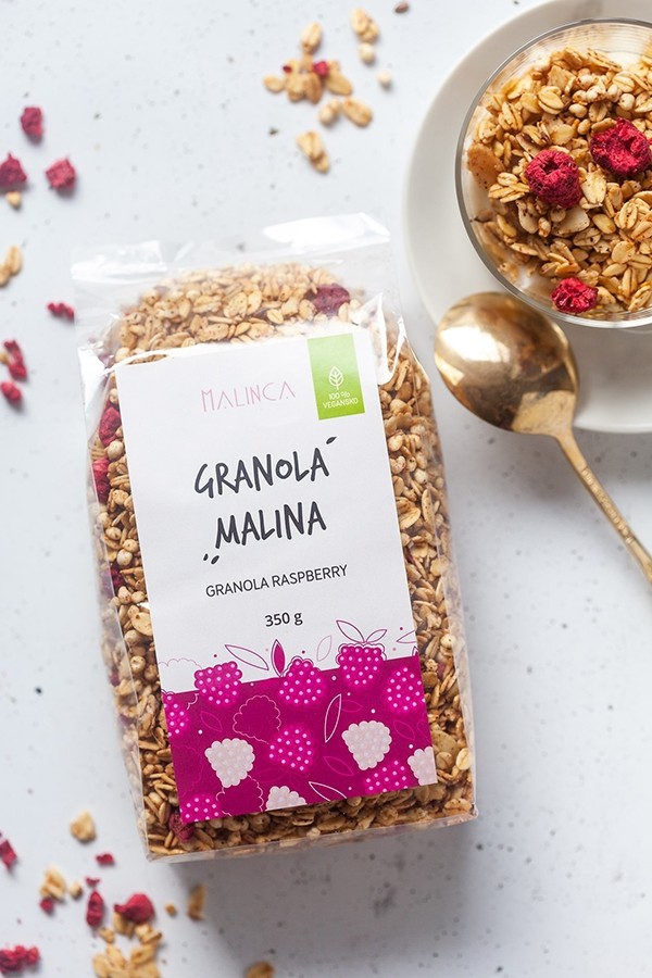 Domača granola malina 350 g