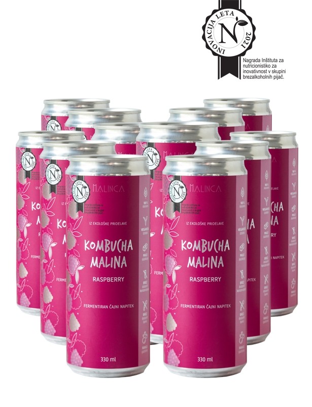 kombucha malina iz ekološke pridelave