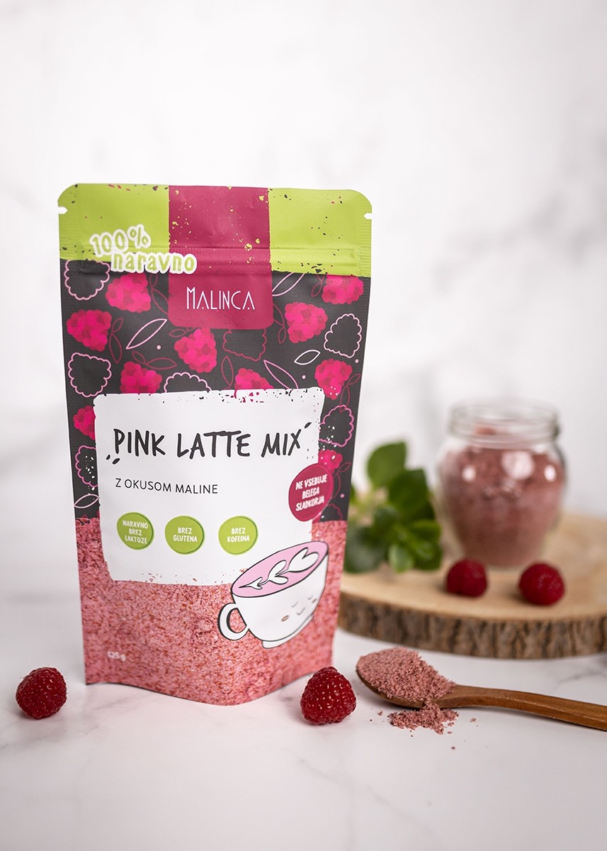 Pink latte mix 125g