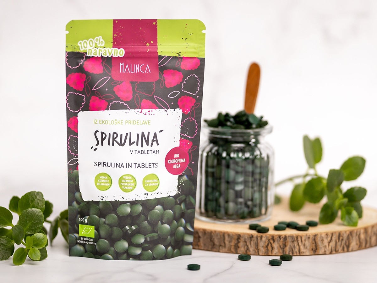 Spirulina v tabletah bio (200 tablet)