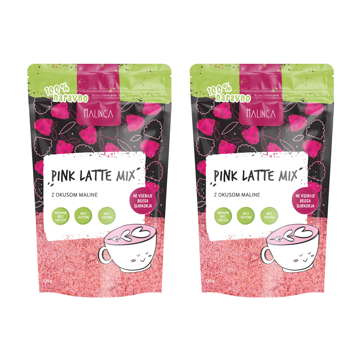 Pink latte mix