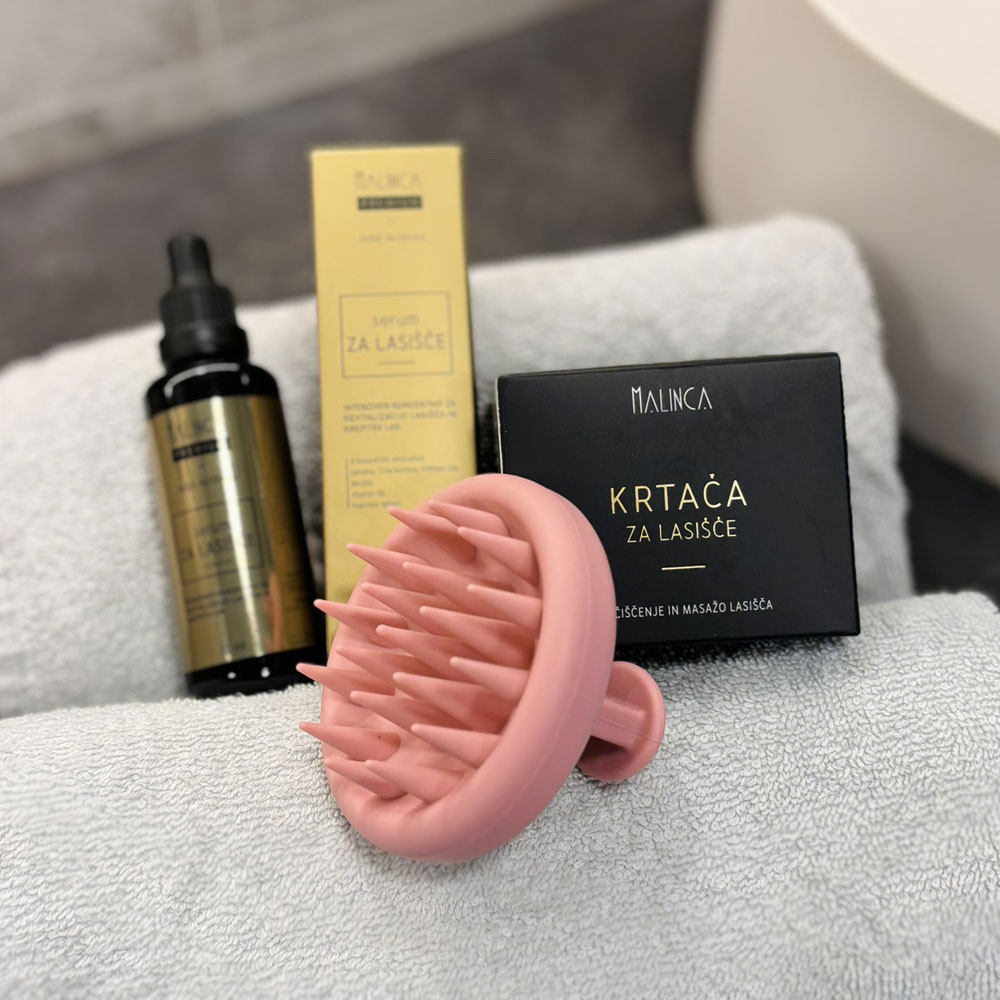 Paket serum in krtača za lasišče 