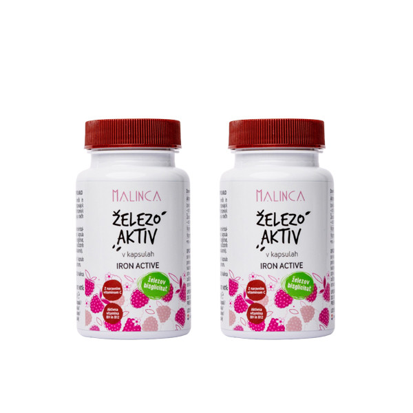 Železo Aktiv v kapsulah 2 x