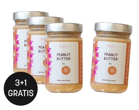 Erdnussbutter 200g 3+1 Gratis
