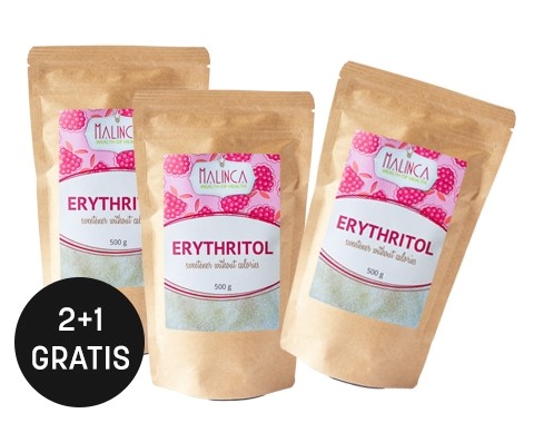 Erythritol (Erythrit) – ein Süßstoff ohne Kalorien 500g 2+1 Gratis