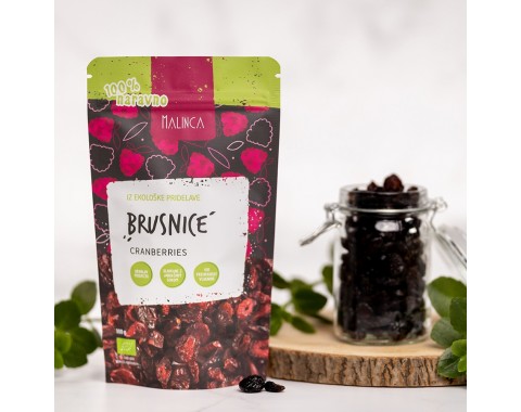 Brusnice iz ekološke pridelave 100g