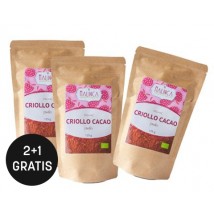 100% Rohes Criollo Kakaopulver aus ökologischem Landbau 125 g 2+1 gratis