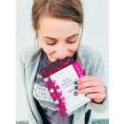 Zartbitterschokolade mit Stevia – Himbeere 80g
