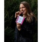 Zartbitterschokolade mit Stevia – Himbeere 80g