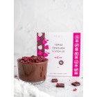 Zartbitterschokolade mit Stevia – Himbeere 80g