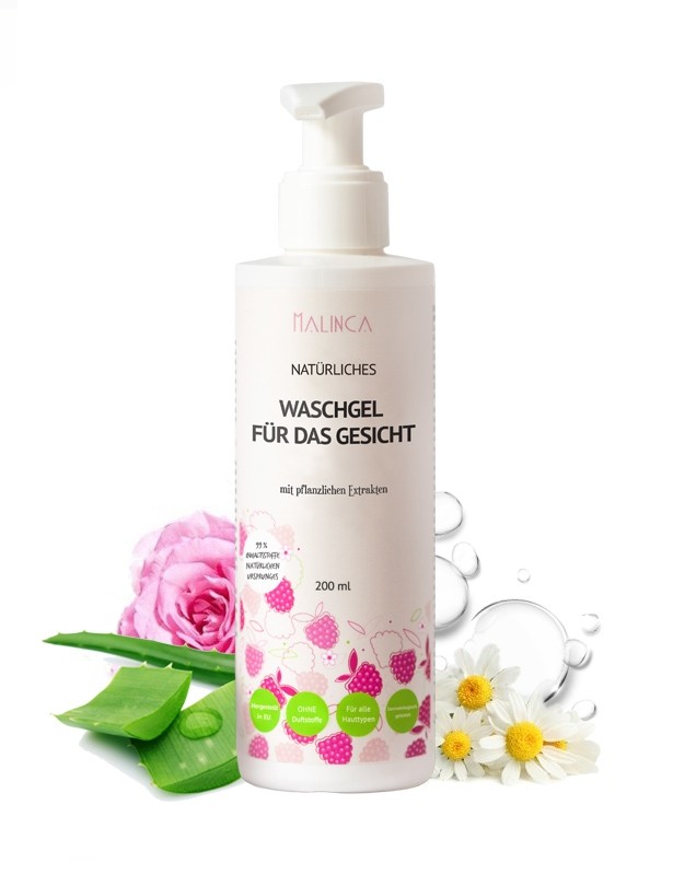 Natürliches Waschgel fürs Gesicht 200 ml