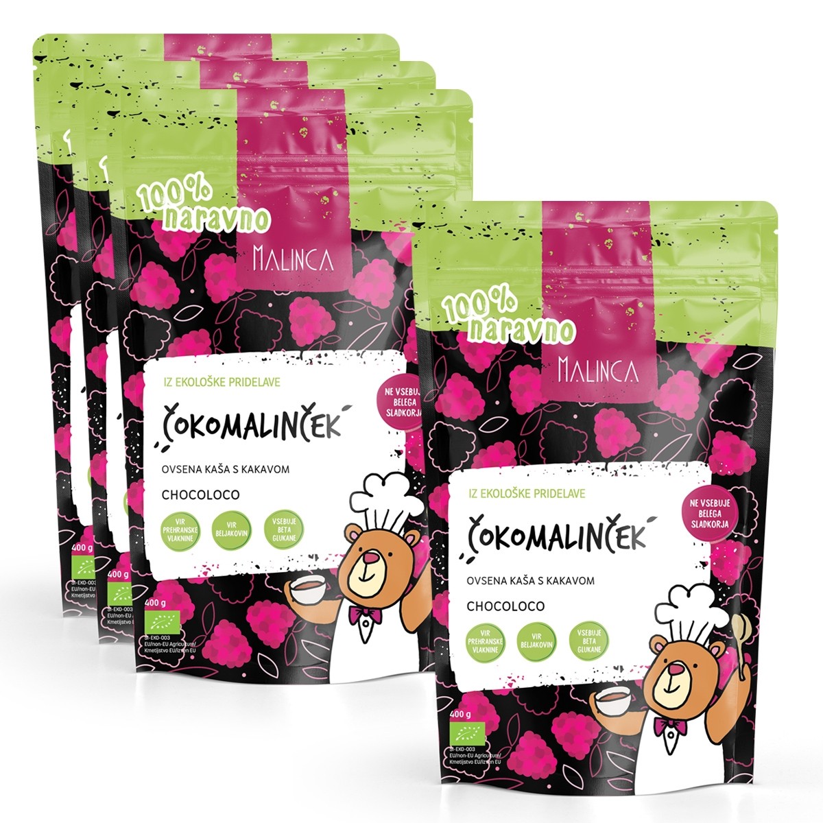 Čokomalinček 400g 3+1 gratis