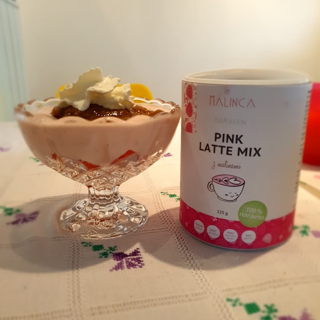 Pink latte mix