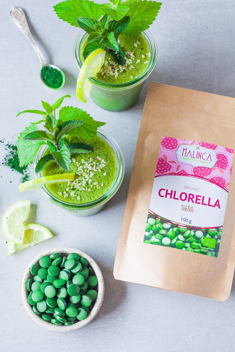 Chlorella Tabletten aus ökologischem Landbau 100g (200 Tabletten