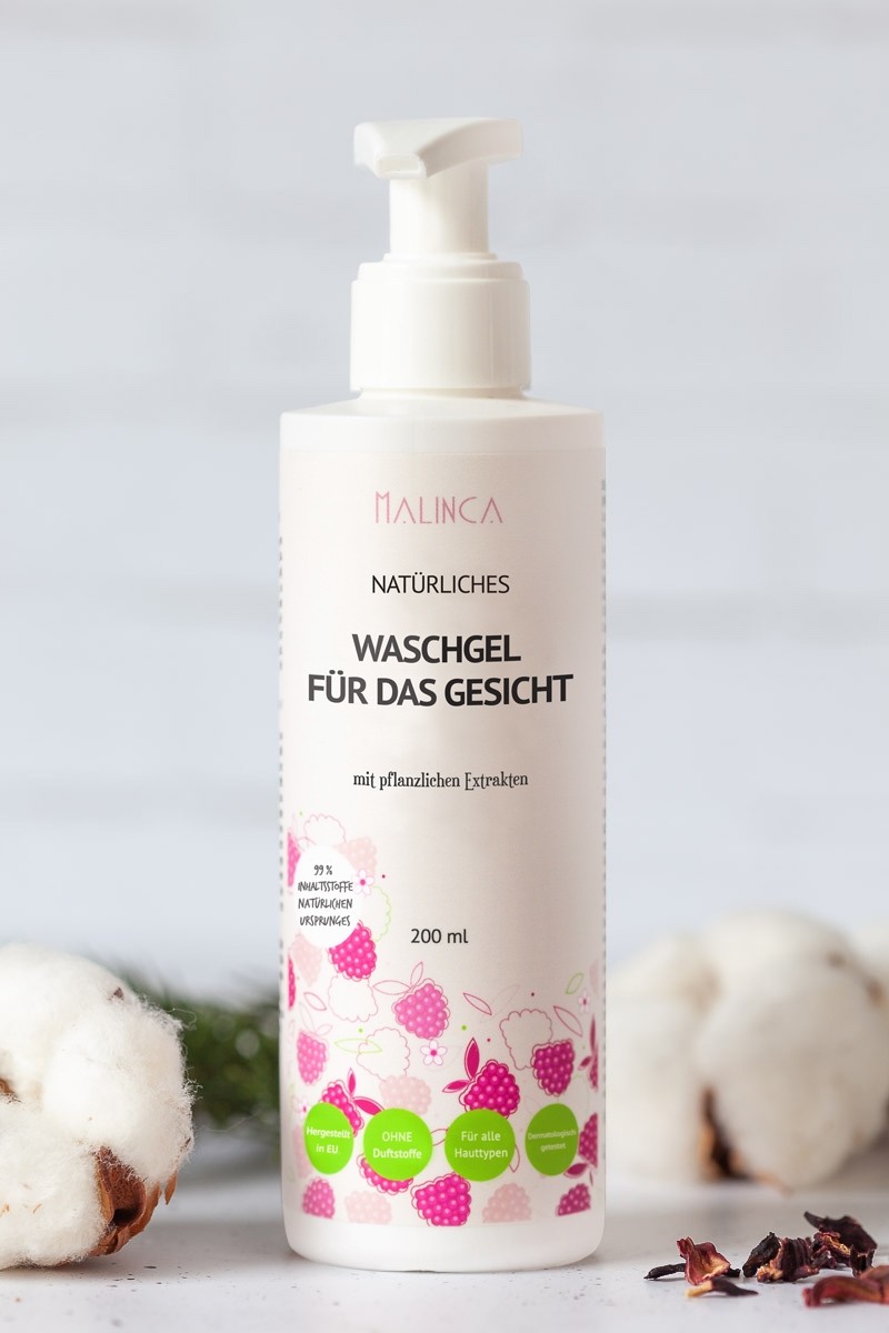 Natürliches Waschgel fürs Gesicht 