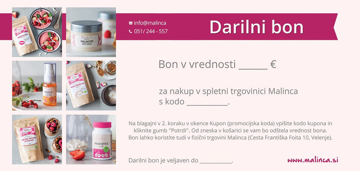 Vrednostni bon v poljubni vrednosti