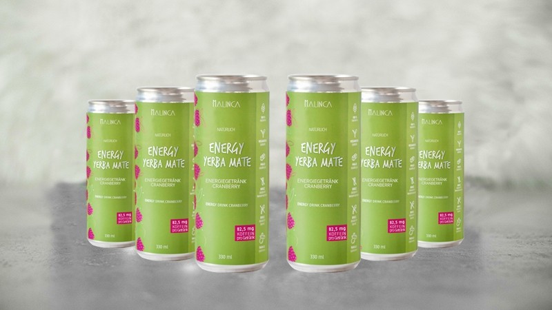 Natürliches Energiegetränk Cranberry 330 ml 5 + 1 gratis