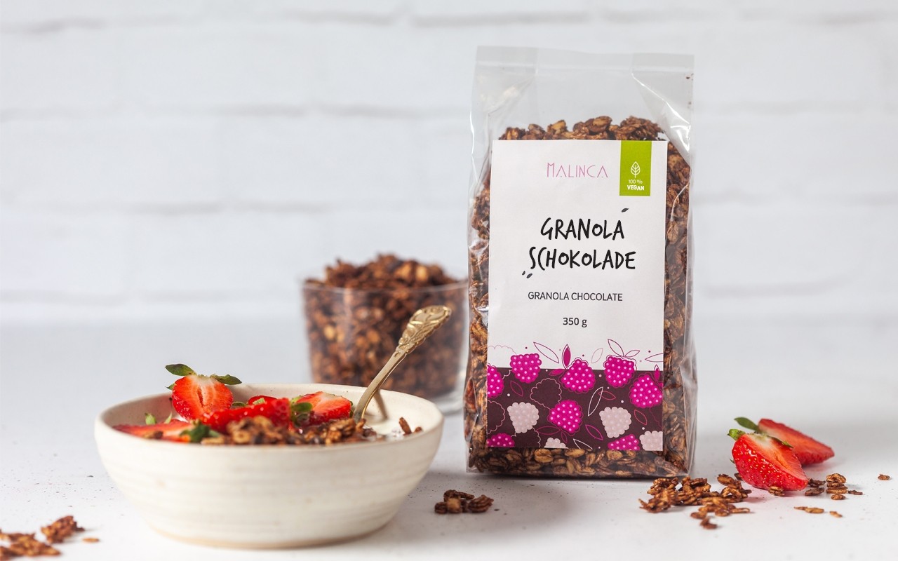 Hausgemachter Granola Schokolade 350 g 