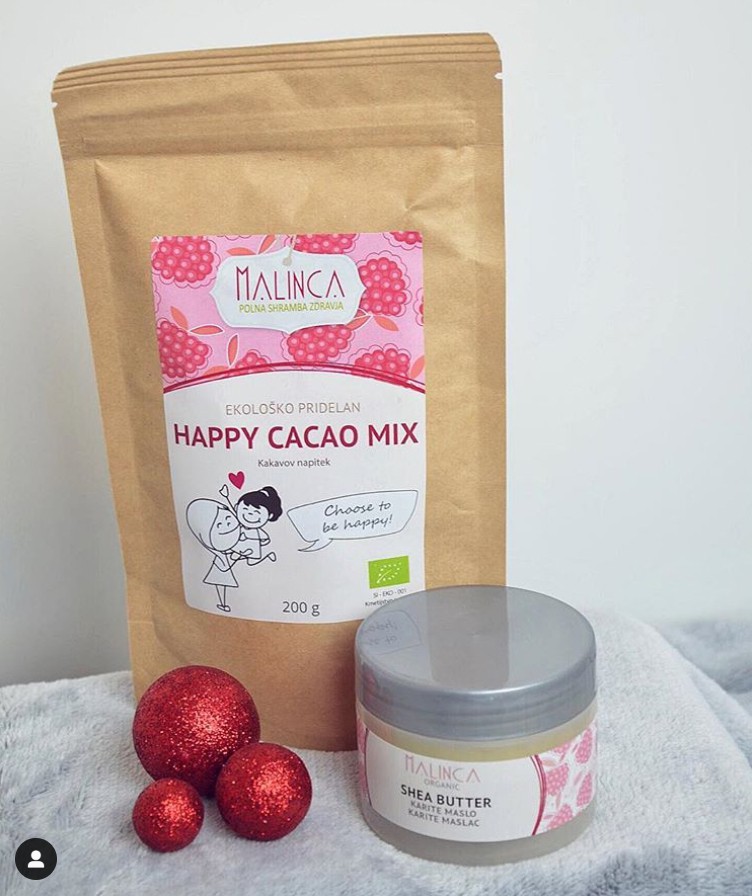 Slike strank, karitejevo maslo, happy cacao miks