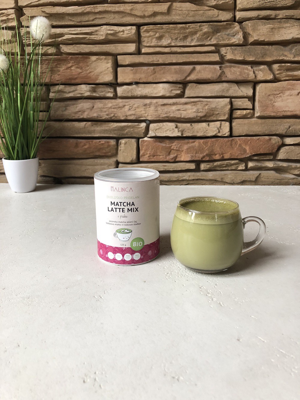 Matcha latte mix iz ekološke pridelave 	 3
