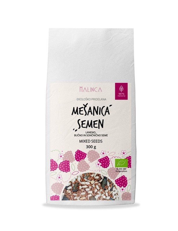 Mešanica semen iz ekološke pridelave 300 g  