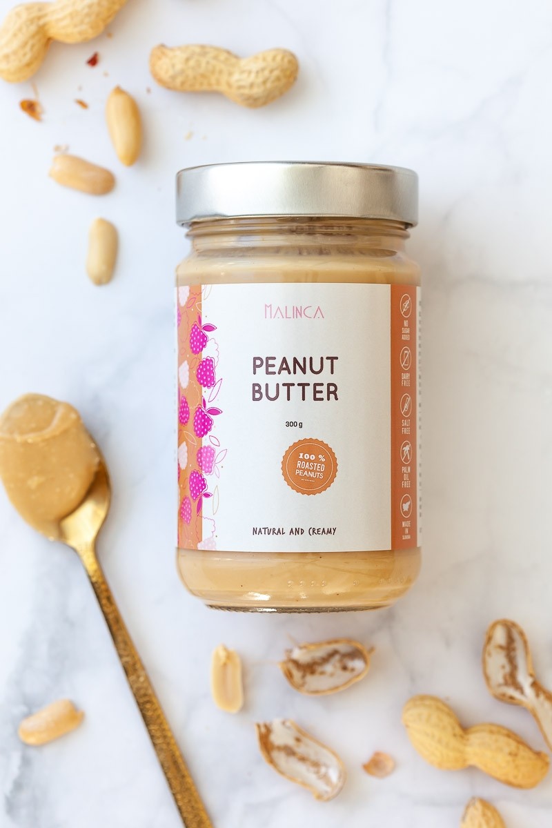 Natürliche Erdnussbutter