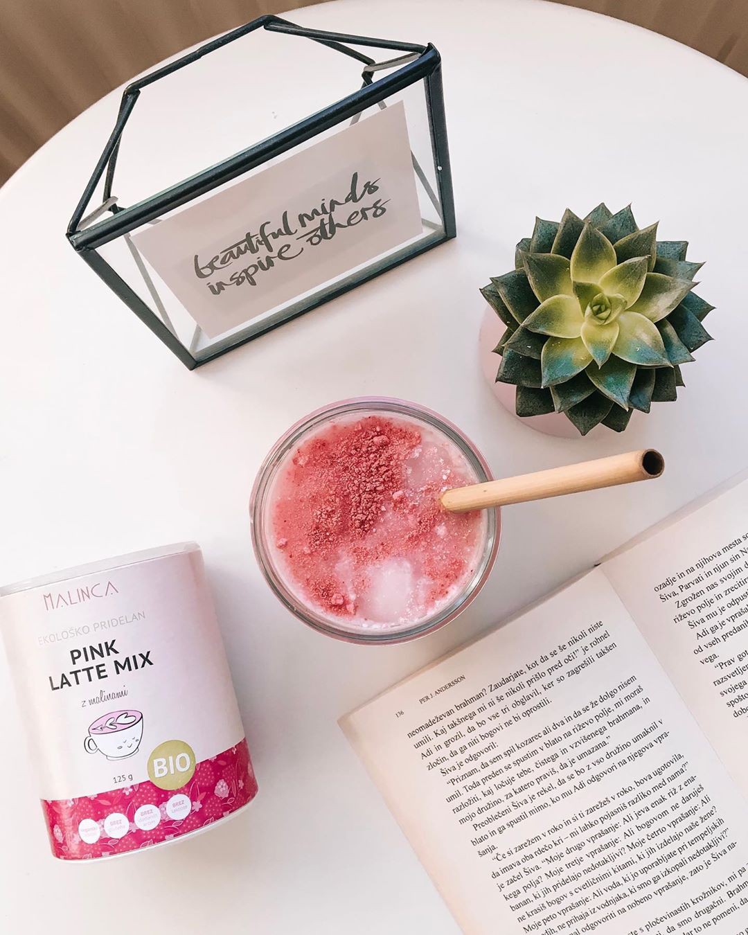 Pink latte Mix