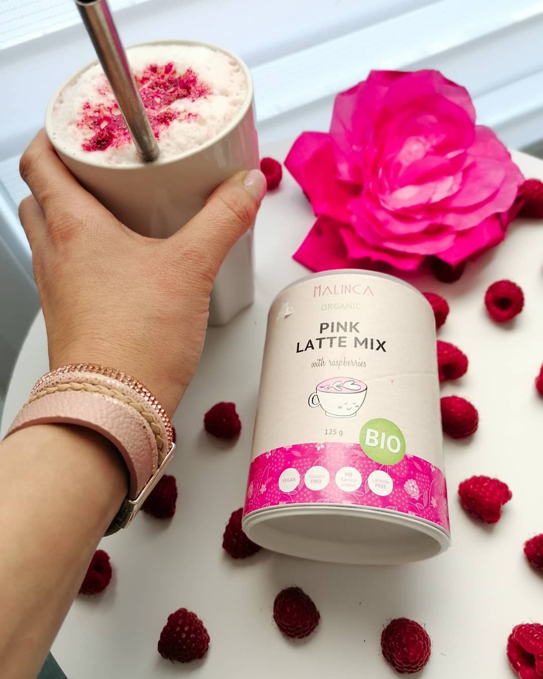 Pink latte Mix