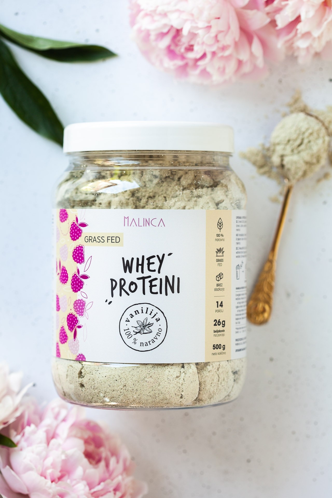 Protein (Eiweiß) Whey Vanille 500g