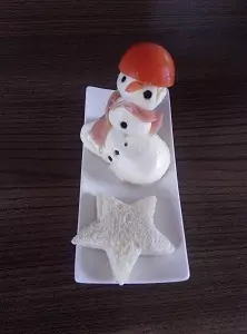 Božični snežaki (predjed)