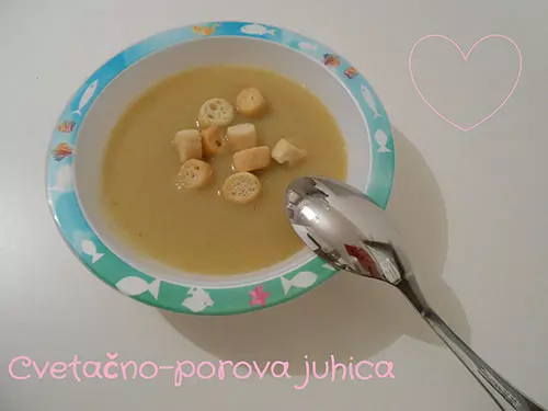 Cvetačno-porova juhica