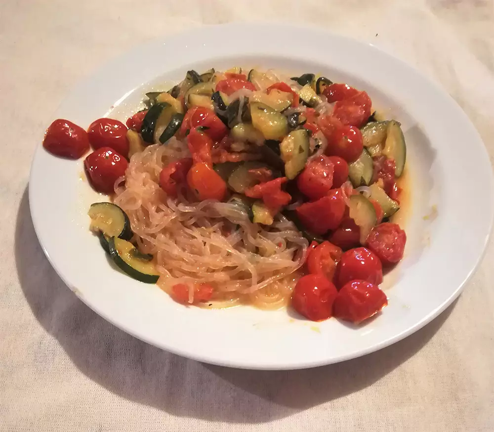Špageti brez OH na mediteranski način