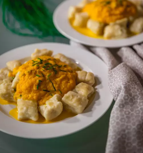 Dinkel-Gnocchi mit Karottensoße | Blog | Malinca.de - Malinca.de