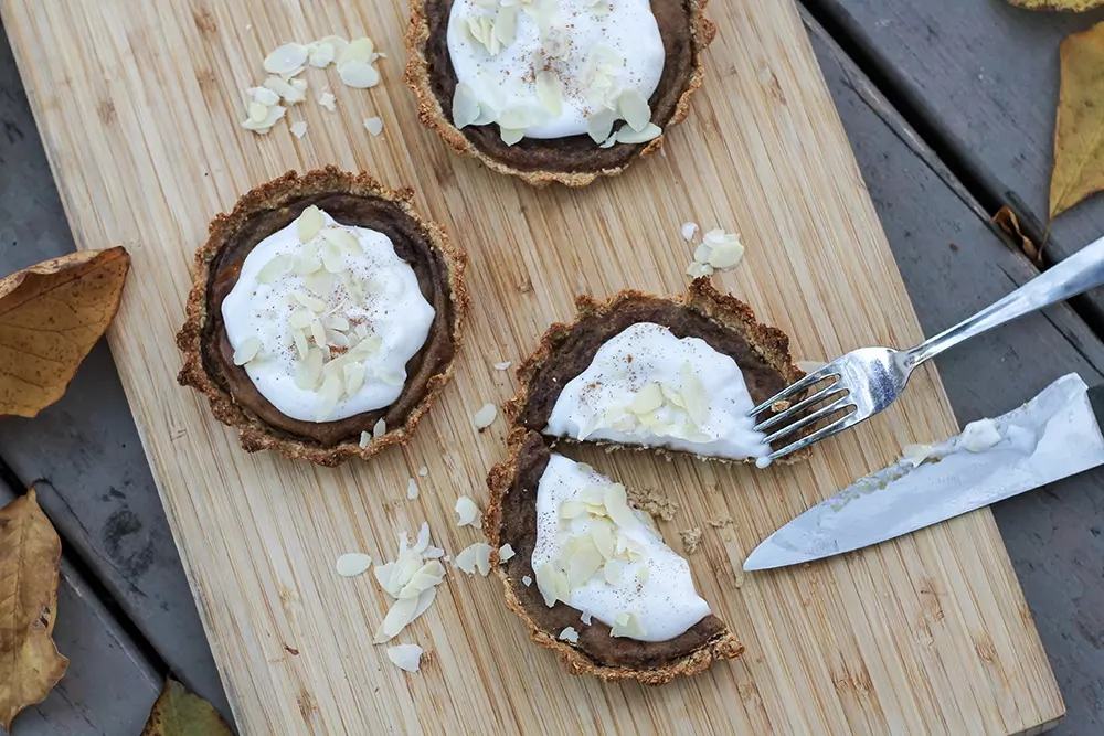 Zdrava veganska bučna pita 