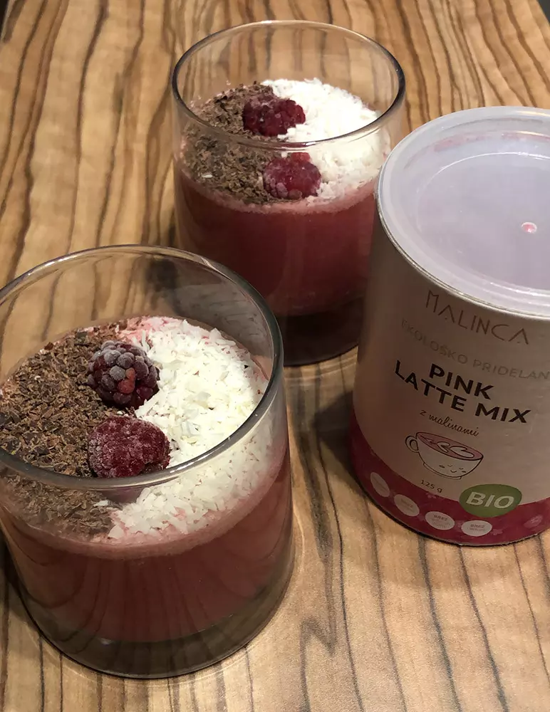 Pink Pudding aus 3 Zutaten Malinca.de