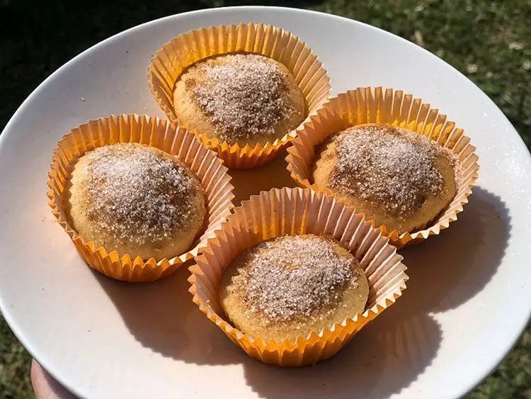 Veganski snickerdoodle muffini