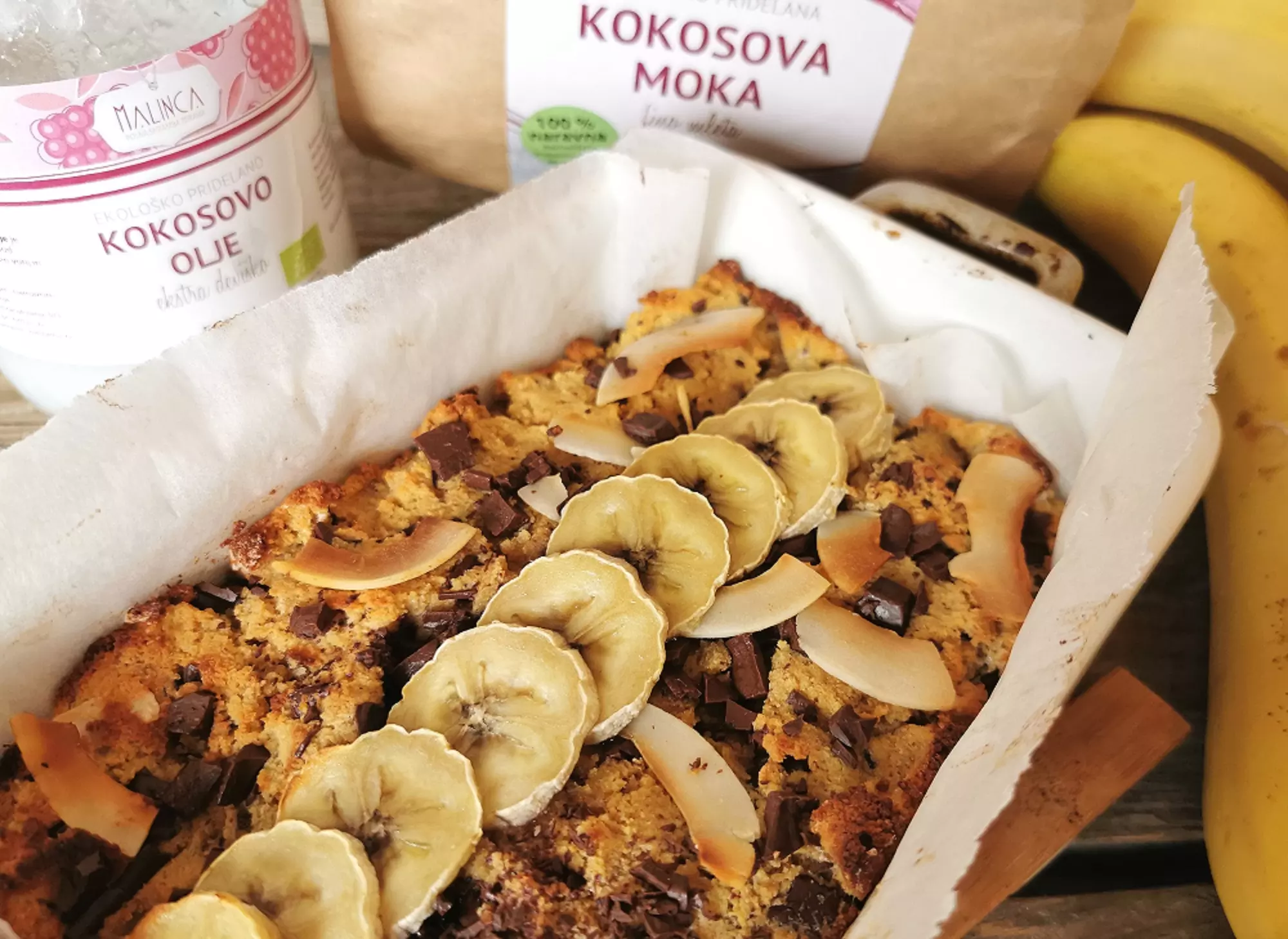 Bananin narastek s kokosom