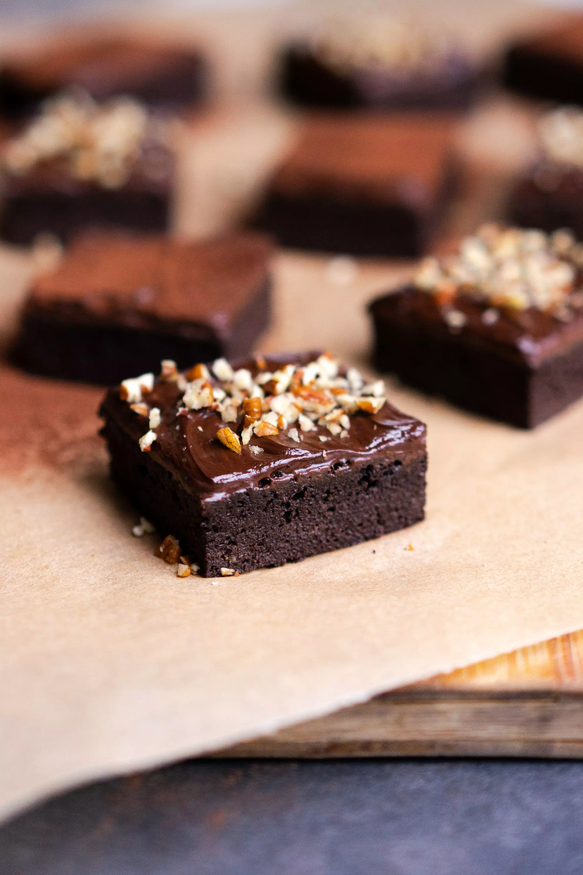 Einfache Schokoladenbrownies Einfache Schokoladenbrownies