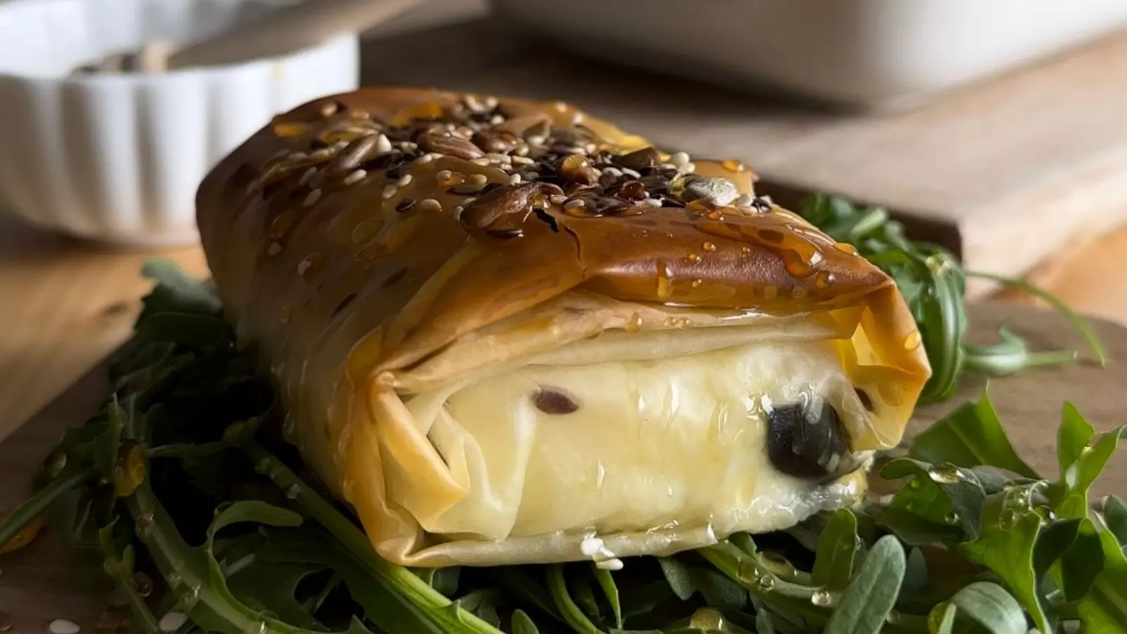 Feta-Wrap mit Samen