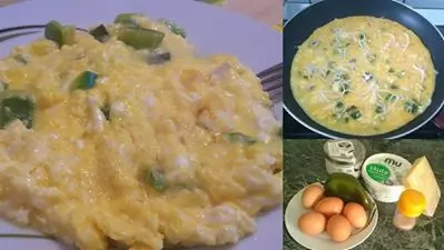 Jajčna omleta za aktivne