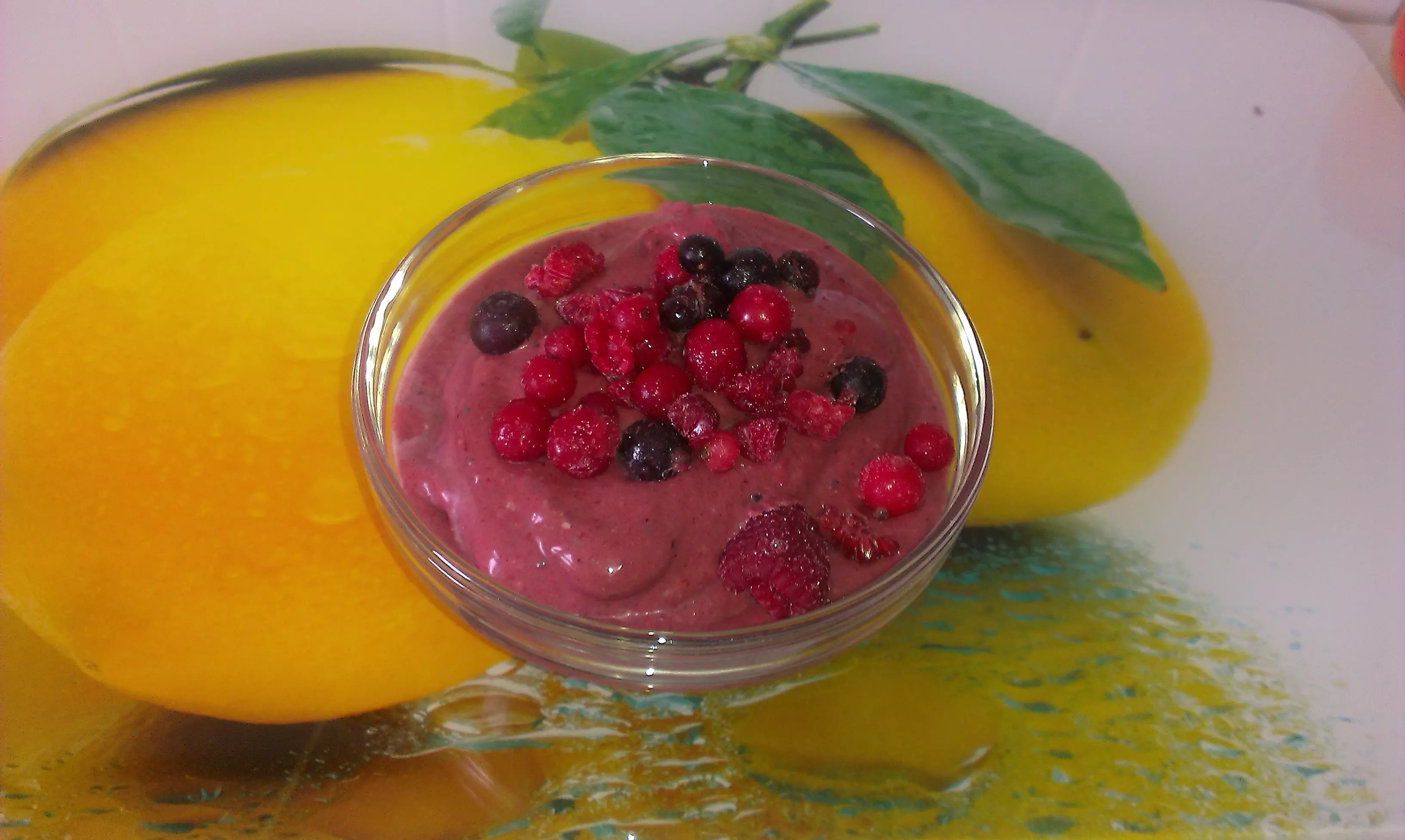 Puding acai - gozdni sadeži