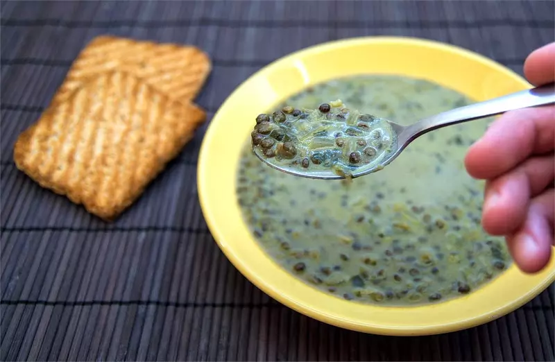 Tajska juha iz zelene leče
