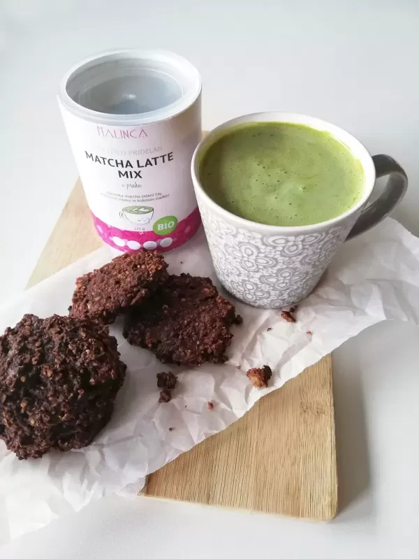 Priprava Matcha latte mixa