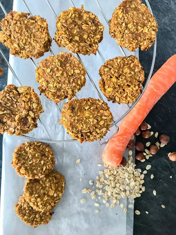 Veganski korenčkovi piškoti 