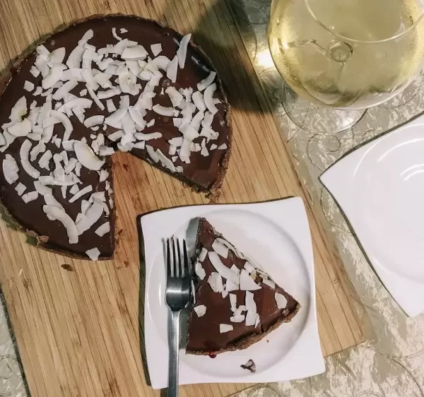 Speculaas pita z veganskim ganachejem 