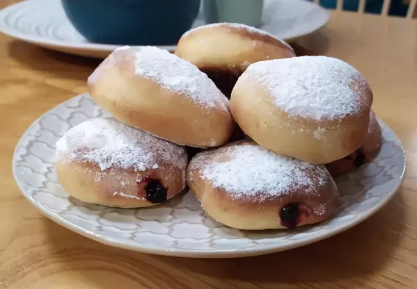 Krapfen aus dem Ofen